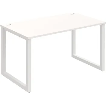 Psací stůl US O 1400 – Stůl pracovní délky 140 cm - Bílá , Bílý kov