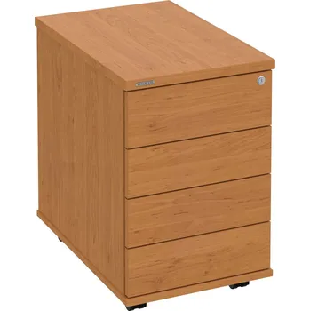 Zásuvkový kontejner K 34 C PTO P – Kontejner, 4 zásuvky, cent. zamykání, bezúchytkové otevírání, léta podél, hl. 60 cm - Olše , Olše