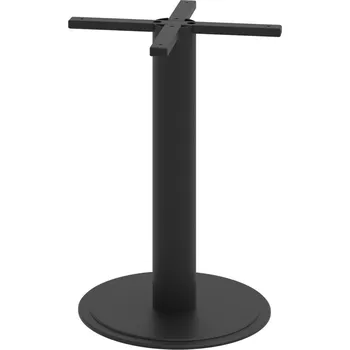 CNK 670 450 – Noha centrální kruh 45 cm, v. 67 cm - Černý kov