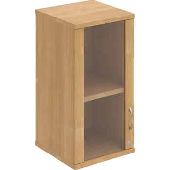 Policová skříň SZ 2 40 02 L H – Skříň policová dvéřová 76,8 × 40 cm - Dub , Dub , USN – Hobis