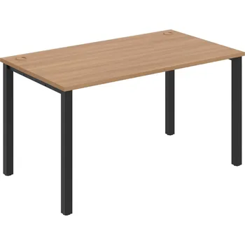 Psací stůl US 1400 – Stůl pracovní rovný 140 cm - Višeň , Černý kov