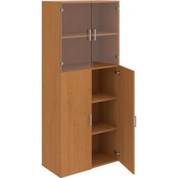 Policová skříň D 5 80 08 – Skříň policová dvéřová 185 × 80 cm - Olše , Olše , USH – hranatá