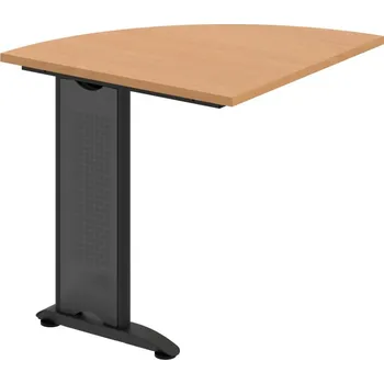 Psací stůl FP 901 L – Stůl spojovací levý - Buk , Černý kov