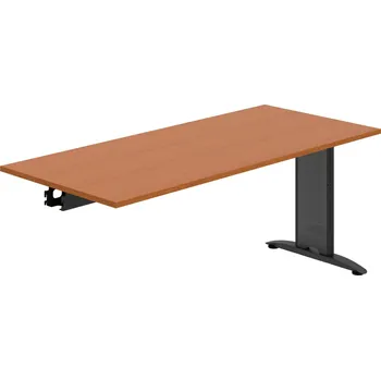 Jednací stůl FJ 1800 R – Stůl jednací řetězící rovný 180 cm - Třešeň , Černý kov