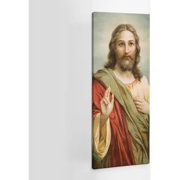 Obraz Obraz na plátně Dárek Foto-obraz Vertikální Portrét Ježíše Krista 50x125