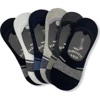 Pánské ponožky Pánské bezkotníčkové ponožky (NÁHODNÝ MIX) - 4 páry - 43-47