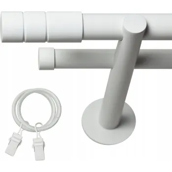 Garnýž GARNÝŽ DVOJITÁ 400 CM SILNÁ TRUBKA 25+19 MM, KONCOVKY DLE VÝBĚRU