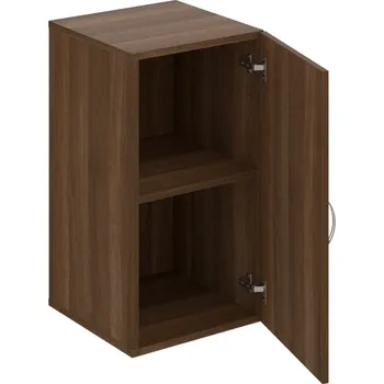 Policová skříň D 2 40 01 – Skříň policová dvéřová 74 × 40 cm - Ořech , Ořech , USN – Hobis