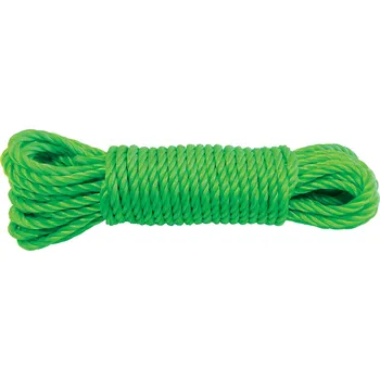 Koš na prádlo MSV prádelní šňůra, zelená, 15 m
