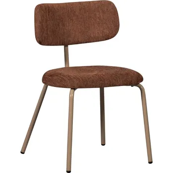 Jídelní židle WOOOD Hnědá čalouněná jídelní židle Trian