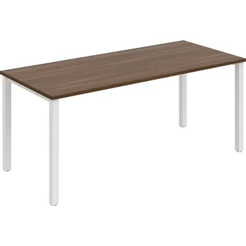 Psací stůl UJ 1800 – Stůl jednací rovný 180 cm - Ořech , Bílý kov