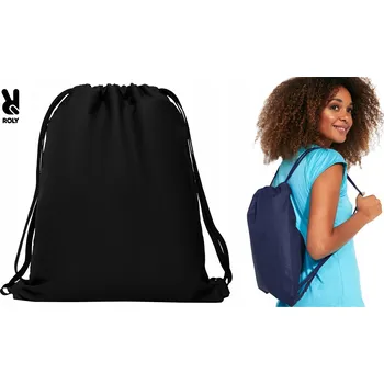 Vak Batoh WORKOPLECAK do školy, školky, na tělocvik ROLY 7157 ČERNÝ