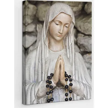 Obraz Plátno Canvas obraz Fotografie Socha Panny Marie 20x30 cm