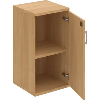 Policová skříň SZ 2 40 01 P – Skříň policová dvéřová 76,8 × 40 cm - Dub , Dub , USH – hranatá