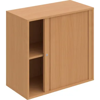 Policová skříň DZ 2 80 03 P – Skříň polic rolet pravá 74 × 80 cm - Buk , Buk