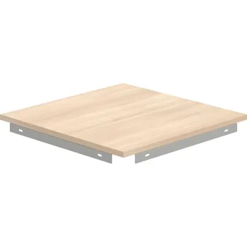 Jednací stůl GP 800 – Stůl spojovací 80 cm - Akát , Šedý kov