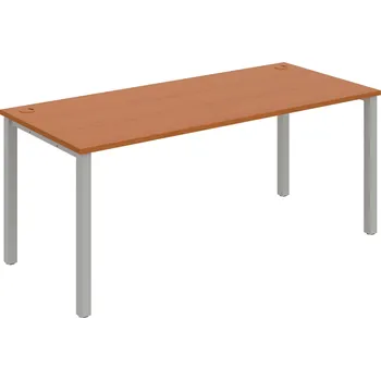 Psací stůl US 1800 – Stůl pracovní rovný 180 cm - Třešeň , Šedý kov