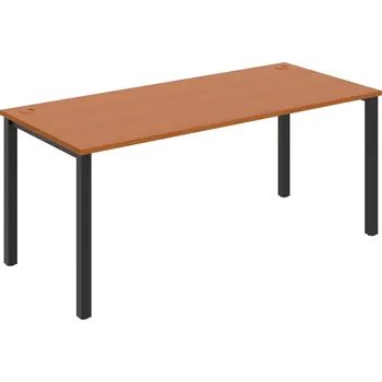 Psací stůl US 1800 – Stůl pracovní rovný 180 cm - Třešeň , Černý kov