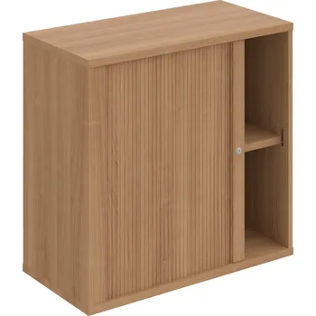 Policová skříň SZ 2 80 03 L – Skříň policová roletová levá 76.8 × 80 cm - Višeň , Višeň