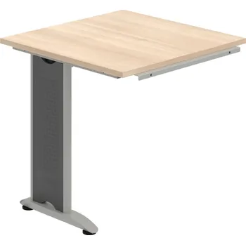 Psací stůl CP 801 – Stůl spojovací 80 cm - Akát , Šedý kov