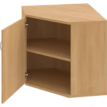 Policová skříň SRV 2 01 L – Skříň vnitřní roh levá 76,8 cm - Dub , Dub , USN – Hobis