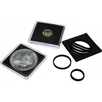 Sběratelství Kapsle na mince Quadrum Leuchtturm, 10 ks - pro mince o průměru 16-41 mm