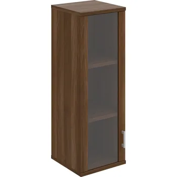 Policová skříň S 3 40 02 L H – Skříň policová dvéřová 115,2 × 40 cm - Ořech , Ořech , USH – hranatá