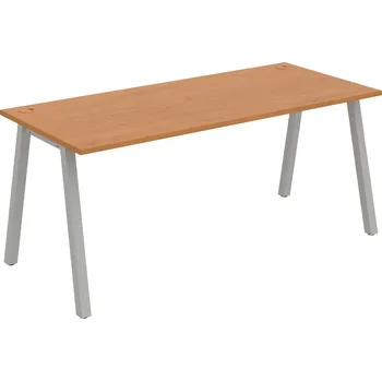 Psací stůl US A 1800 – Stůl pracovní délky 180 cm - Olše , Šedý kov