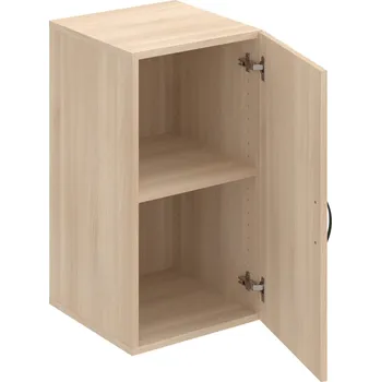 Policová skříň D 2 40 01 – Skříň policová dvéřová 74 × 40 cm - Akát , Akát , UCO – černá