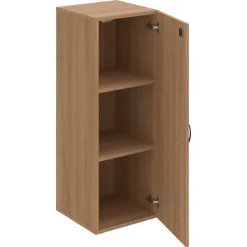 Policová skříň DZ 3 40 01 – Skříň policová dvéřová 111 × 40 cm - Višeň , Višeň , UCO – černá