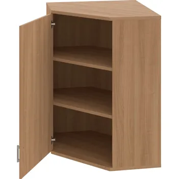 Policová skříň SRV 3 01 L H – Skříň vnitřní roh levá 115,2 cm - Višeň , Višeň , USH – hranatá