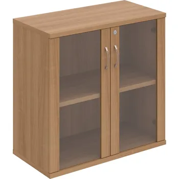 Policová skříň SZ 2 80 02 – Skříň policová dvéřová 76,8 × 80 cm - Višeň , Višeň , USN – Hobis