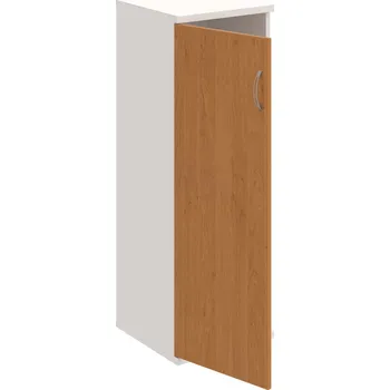 Policová skříň S 3 40 01 L – Skříň policová dvéřová 115,2 × 40 cm - Olše , Bílá , USN – Hobis