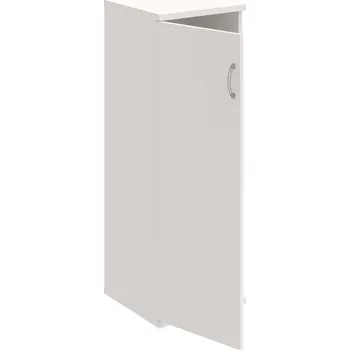 Policová skříň S 3 40 01 L – Skříň policová dvéřová 115,2 × 40 cm - Bílá , Bílá , USN – Hobis