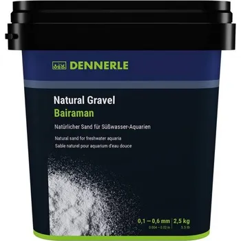 DENNERLE Přírodní bílý písek Bairaman 0.1-0.6 mm 2500g