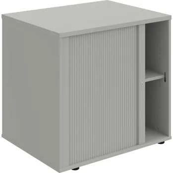 SPRZ 80 60 L N – Skříňka ke stolu, roletová, levá, š. 80 cm, léta napříč - Šedá , Šedá , Šedá