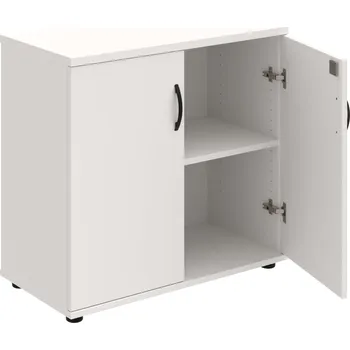 SPZ 80 40 – Skříňka ke stolu, zavřená, š. 80 cm - Bílá , Bílá , UCO – černá