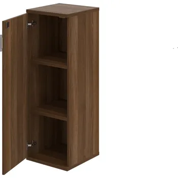 Policová skříň SZ 3 40 01 L – Skříň policová dvéřová 115,2 × 40 cm - Ořech , Ořech , USH – hranatá