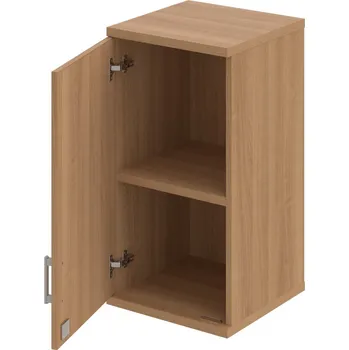 Policová skříň SZ 2 40 01 L H – Skříň policová dvéřová 76,8 × 40 cm - Višeň , Višeň , USH – hranatá