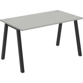 Psací stůl US A 1400 – Stůl pracovní délky 140 cm - Šedá , Černý kov