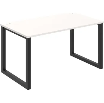 Psací stůl US O 1400 – Stůl pracovní délky 140 cm - Bílá , Černý kov