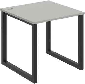 Psací stůl US O 800 – Stůl pracovní délky 80 cm - Šedá , Černý kov