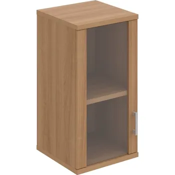 Policová skříň S 2 40 02 L H – Skříň policová dvéřová 76,8 × 40 cm - Višeň , Višeň , USH – hranatá