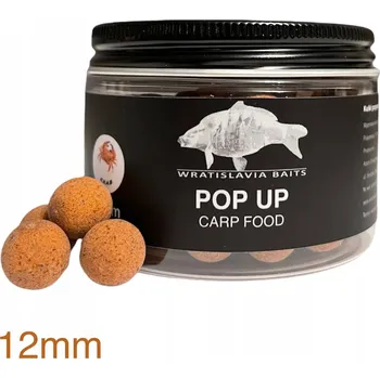 Boilies Pop Up Krab 12mm Carp Food Wratislavia Baits - plovoucí boilies