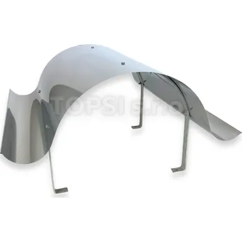 Komín Stříška Napoleon 80 x 120 cm (nerez)