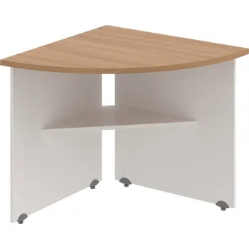 Psací stůl GP 902 L – Stůl spojovací, levý - Višeň , Bílá