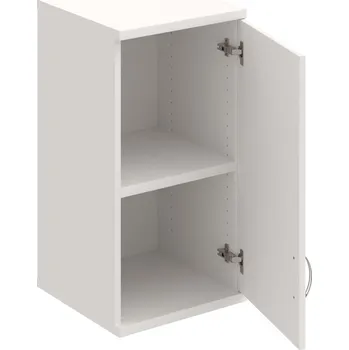 Policová skříň S 2 40 01 P H – Skříň policová dvéřová 76,8 × 40 cm - Bílá , Bílá , USN – Hobis