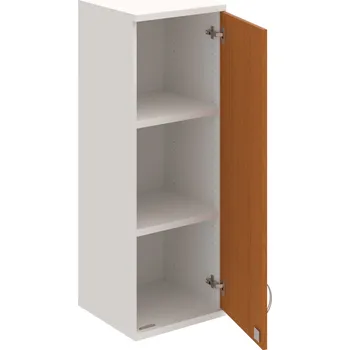 Policová skříň SZ 3 40 01 P H – Skříň policová dvéřová 115,2 × 40 cm - Třešeň , Bílá , USN – Hobis