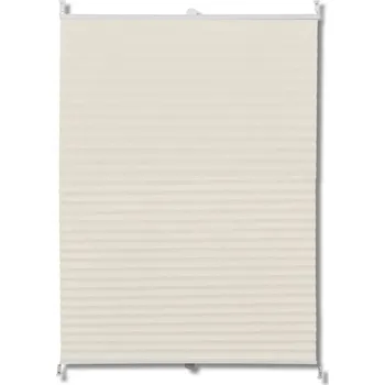 Roleta Plisovaná roleta krémová 70x200 cm