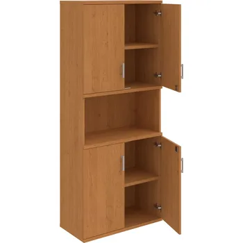 Policová skříň SZ 5 80 05 – Skříň policová dvéřová 192 × 80 cm - Olše , Olše , USH – hranatá